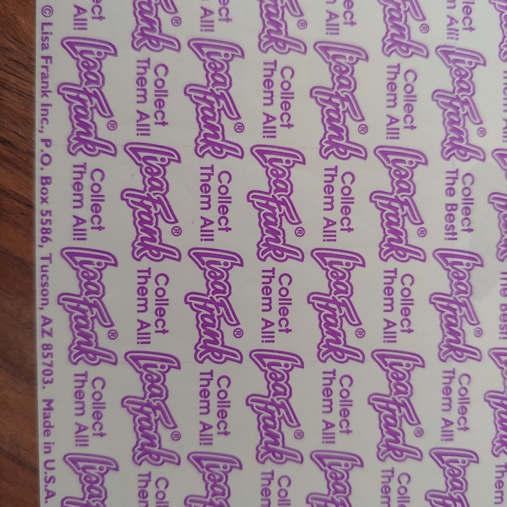 Lisa Frank Stickers - Picture 2 of 2